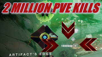 Finally Reaching 2 MILLION PVE kills - Kill Tracker Ghost Gets Super Confused - Destiny 2