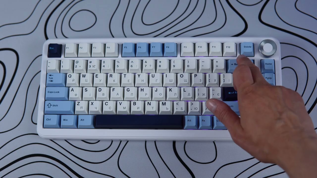 Ajazz AK820MAX-DD-BWD