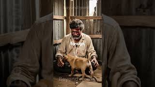Cute helps saves poor man #pets #cutedog #compassion #hope #humanity