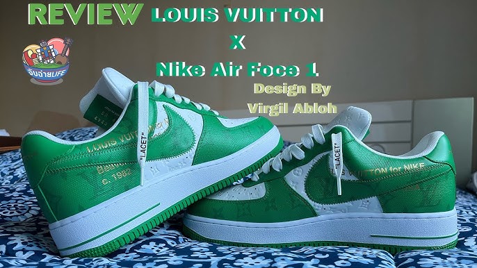 Here's a sneak peek at the Louis Vuitton x Nike Air Force 1 release