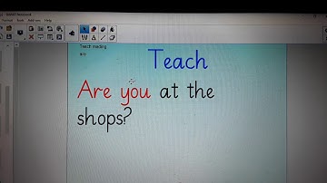 Phonics phase 2/3 (reception) lesson 7