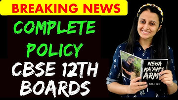 CBSE 12th RESULTS CRITERIA | How will 12th CBSE  / ISC result be calculated