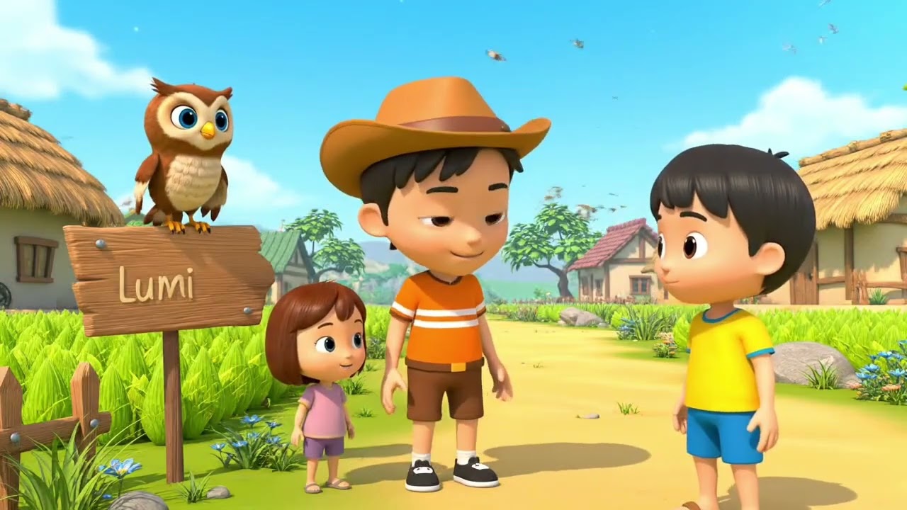 Rizky Learns Patience | A Calm Adventure with Bubu 🦉🌾”