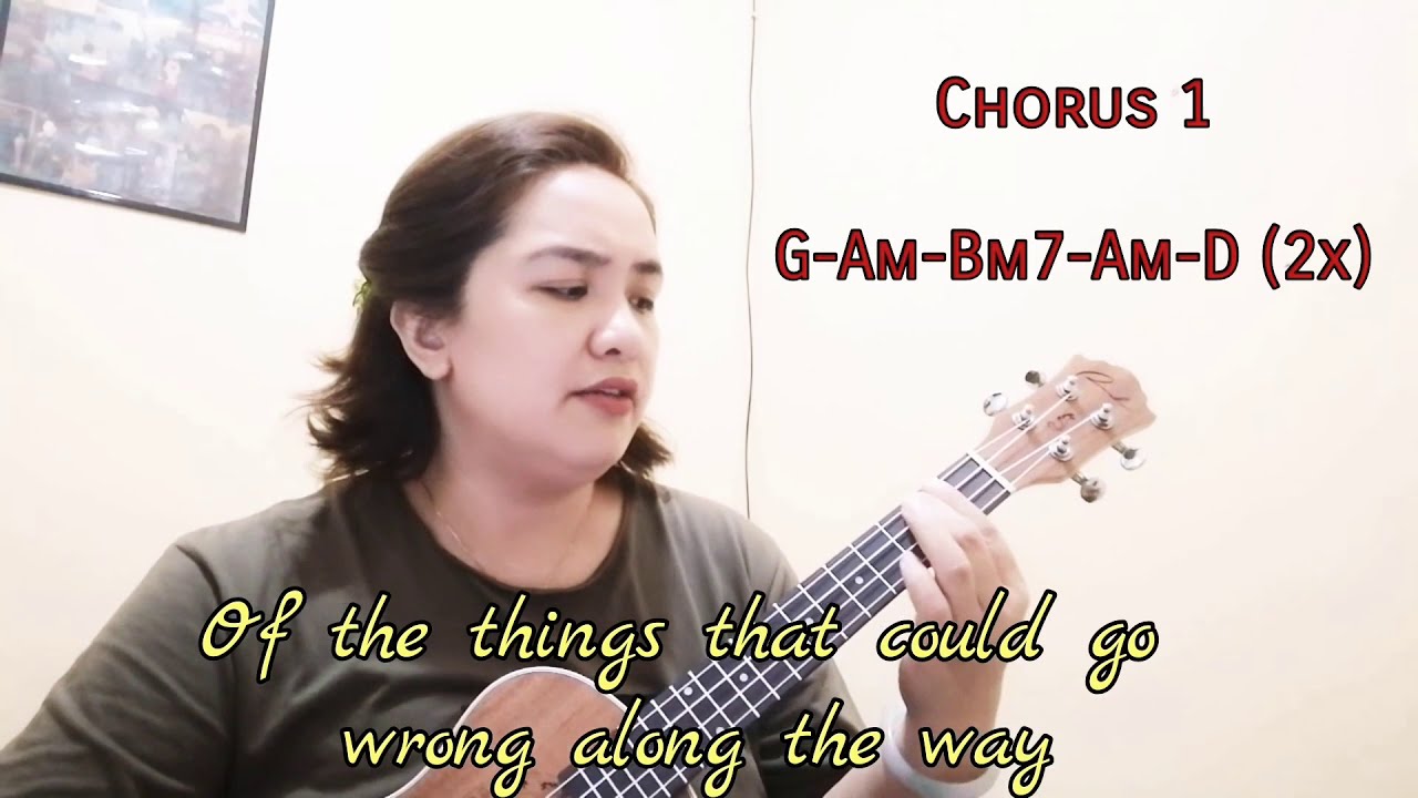 WITH THE SMILE (Eraserheads) Easy Ukelele Chords w/ lyrics YouTube