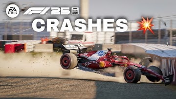 F1 25 REALISTIC CRASH COMPILATION 💥 (DAMAGE MOD #20)