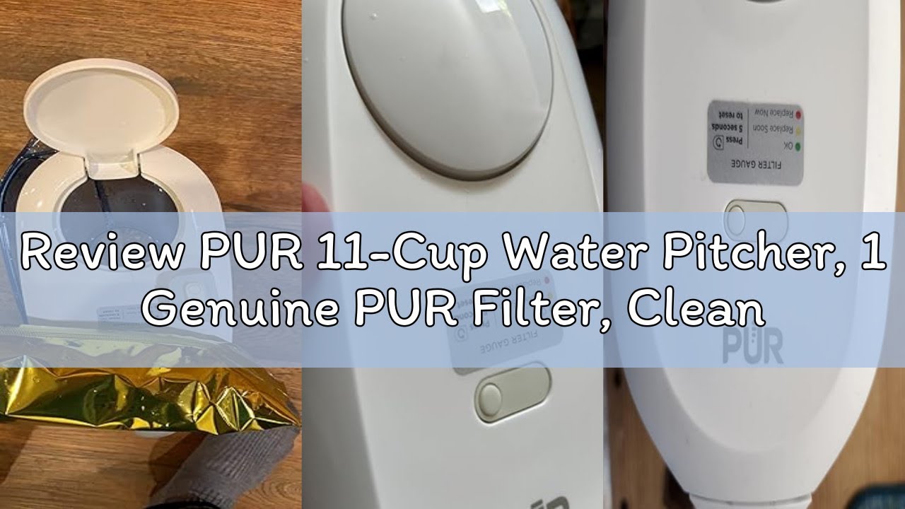 Review PUR 11-Cup Water Pitcher, 1 Genuine PUR Filter, Cleaner, Great-tasting Water, Dishwasher Safe