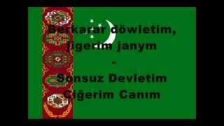 Alt Yazılı Eski Türkmenistan Milli Marşı Türkiye Türkçesi Ve Türkmenistan Türkçesi