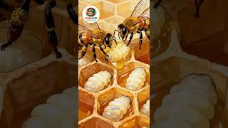 Life Cycle of a Bee 🐝 | From Egg to Honey Maker!