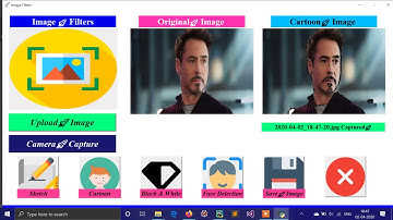 Image Filters Full GUI app in Python[Full code]