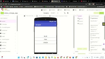 COLOUR CHANGING APP (MIT APP INVENTOR)