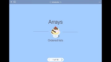 Learn to Code 2 - Arrays // iPad Swift Playgrounds