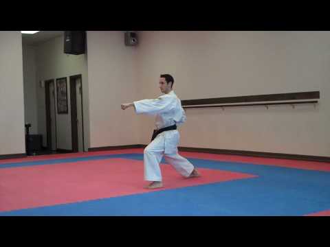 JO NO- Shotokan Karate Kata - Asai (Slow motion) W...