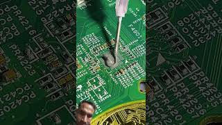 Spot The Faulty IC! 😲 Precision Micro Soldering Repair #shorts