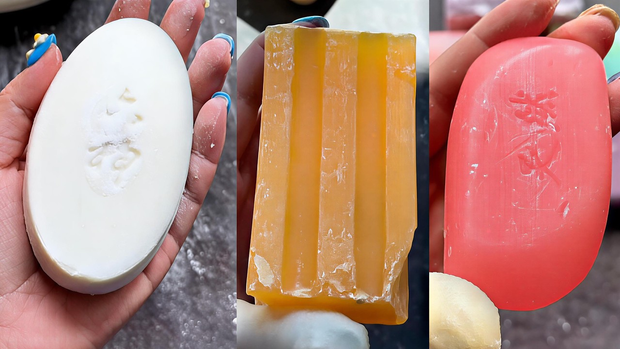 Super Satisfying Soap Cutting ASMR 🧼✨ Clean Scraping Sounds for Deep Sleep (No Talking)