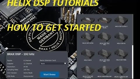 HELIX DSP PC TOOL tutorials - Part 1 - How to get started