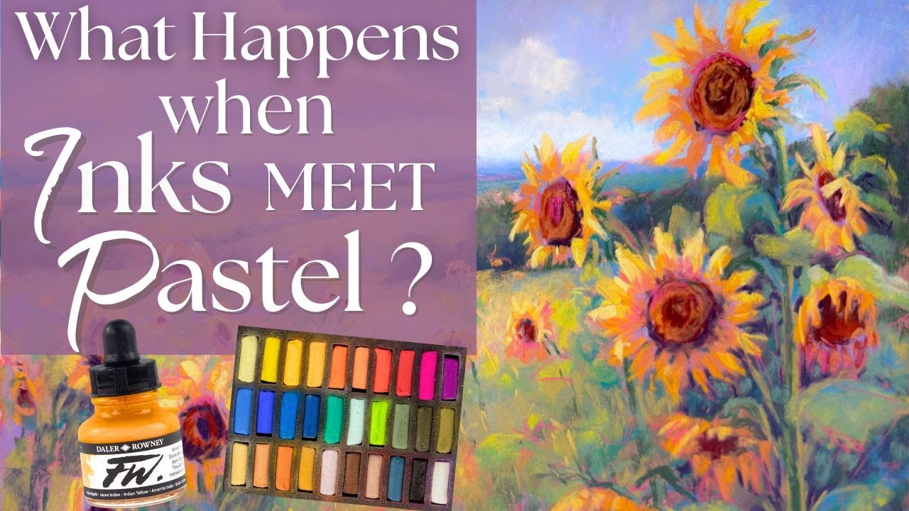 Elevate Your Soft Pastel Flowers with This Secret Ink Trick! Watch the Glow Happen!
