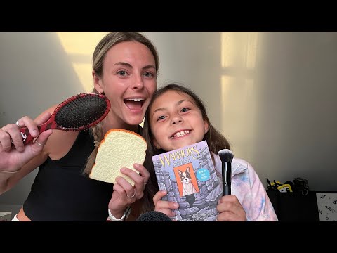 My Little Cousin Tries ASMR AGAIN!