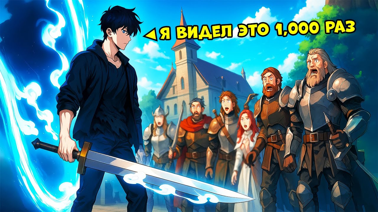 Застряв В Баге Системы… Он Прожил Один День 1000 Раз И Сломал Игру | Пересказ Манхвы