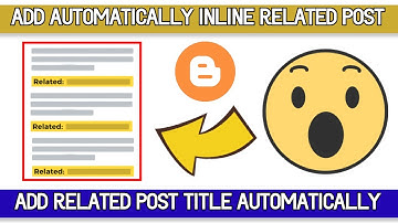 🔥🔥How To Add Multi Inline Related Post Title In Middle of Blogger Post || Blogger Tricks🔥