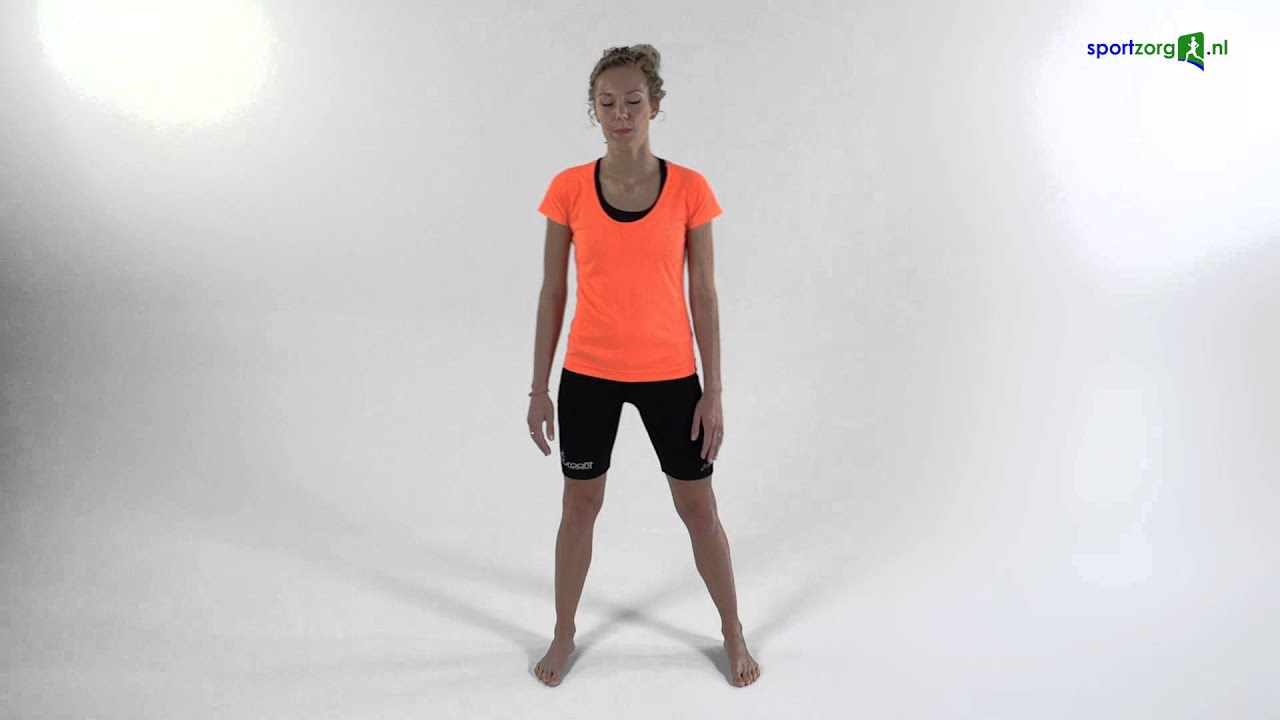 Hamstring Rek Oefening: rekken hamstrings - YouTube