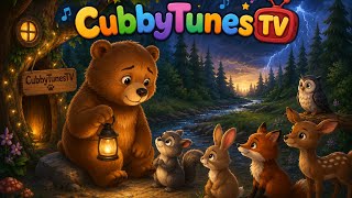 The Bear Who Was Afraid to Roar 🐻✨ | Heartwarming Kids Story Song | CubbyTunesTV
