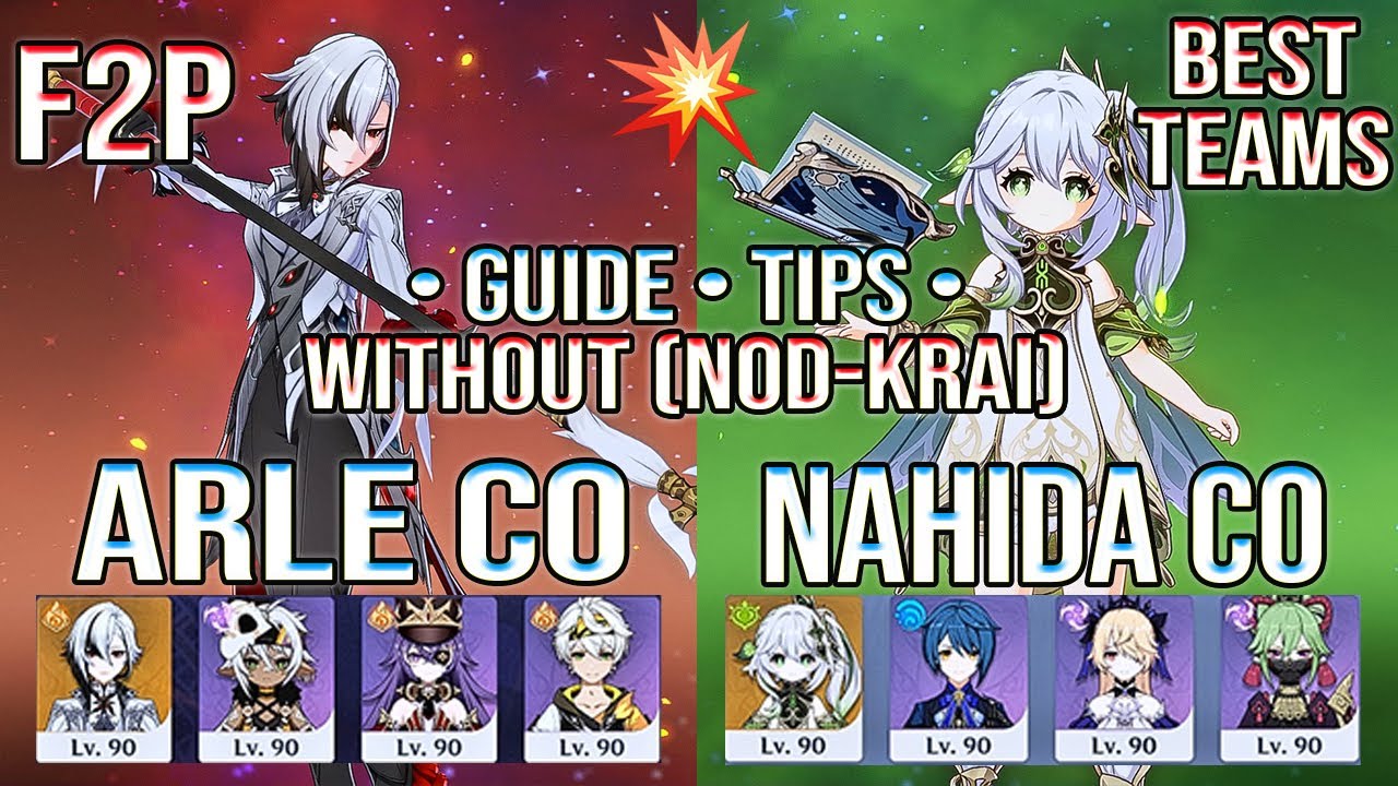 🔥 Guide & Tips • Top F2P Teams Floor 12!? (Arlecchino & Nahida) • Spiral Abyss Luna • Genshin Impact