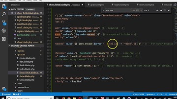 QRCode tutorial   71   study the returned data from paystack - Laravel 5.6 full project course