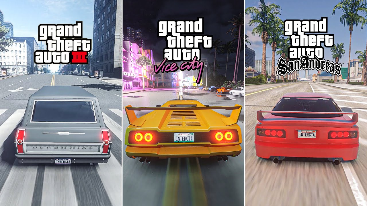 GTA: THE TRILOGY – The Definitive Edition Gameplay Concept! GTA III, Vice City, San Andreas in GTA 5