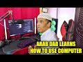 Father Uses Computer for the First Time | Zubair Sarookh