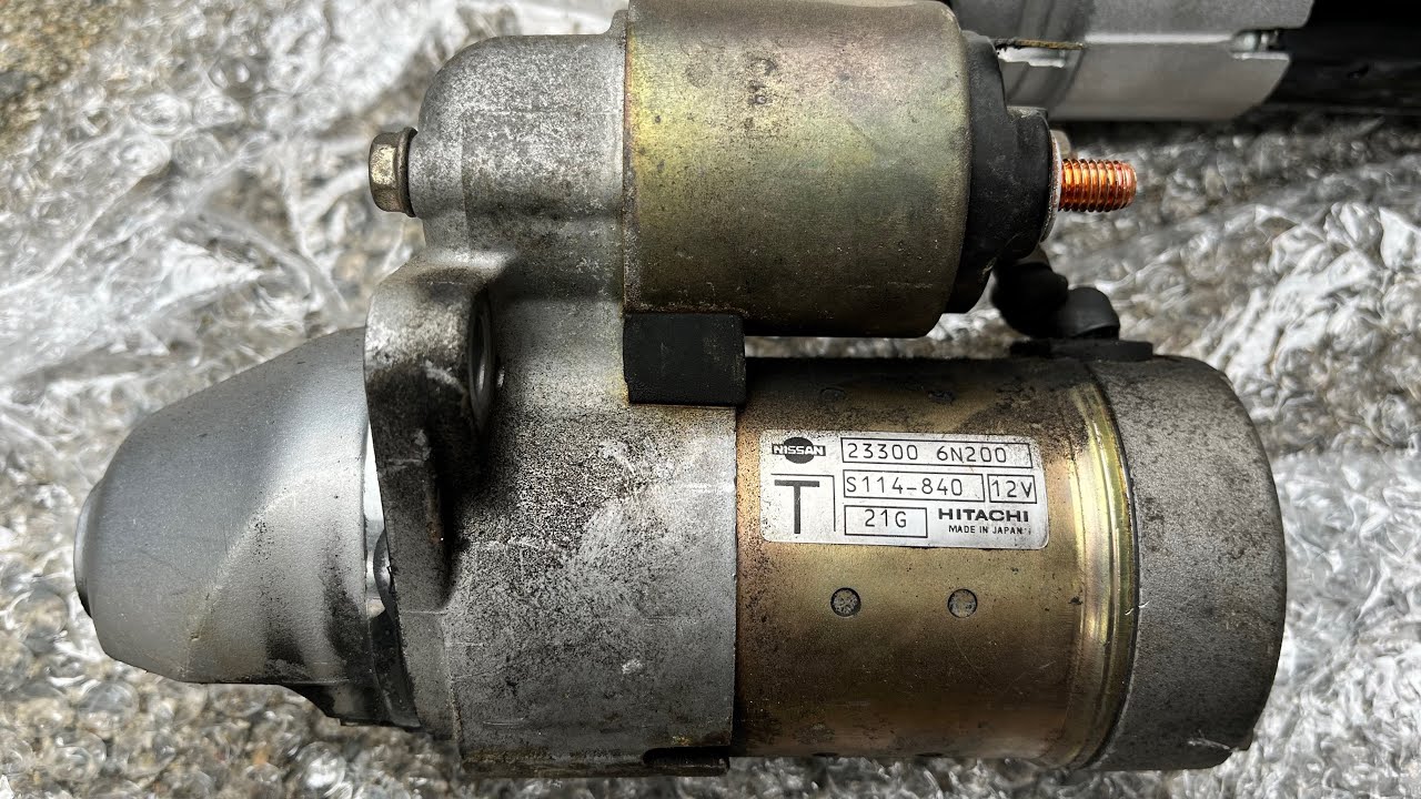 弱々しくなった　スターター　(セルモーター)  交換