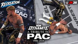 WWE 2K26 SIMULATION: Will Ospreay vs Ricochet AEW Dynamite Pac Tribute show 30/09/26 Highlights