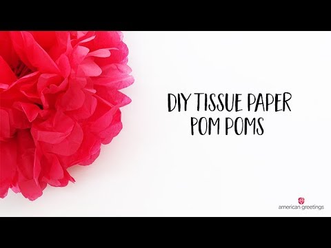 37 Best Tissue Paper Pom Poms DIY ideas