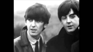 Rare Beatles footage in 1963. Talking to the press roadside in Ireland. [Restored] [Best Quality]