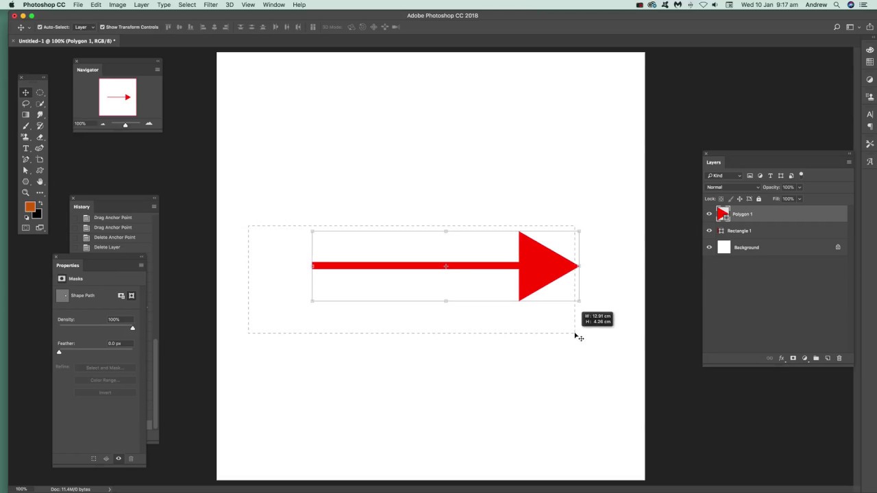 How To Draw Arrow In Photoshop