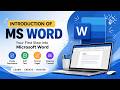 Introduction Of MS Word | Microsoft Word | IT Computer Academy |