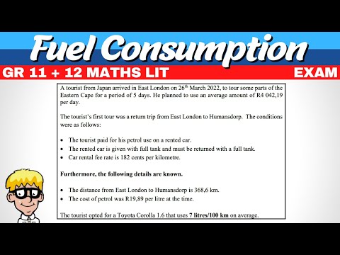 Fuel Consumption Maths
