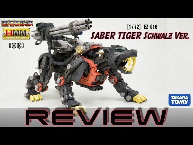 ZOIDS Saber Tiger Schwalz Ver. 1/72 - Review - YouTube