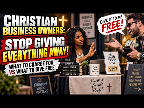 CHRISTIAN BUSINESS OWNERS: STOP MAKING EVERYTHING FREE OR LOW PRICE, LEARN YOUR VALUE!