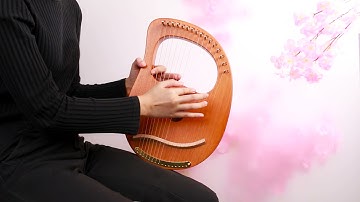 《我心永恒》16 strings wood lyre harp
