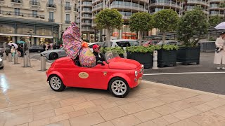 MONACO CARSPOTTING IN RAIN RELAXING ASMR SPRING 2024