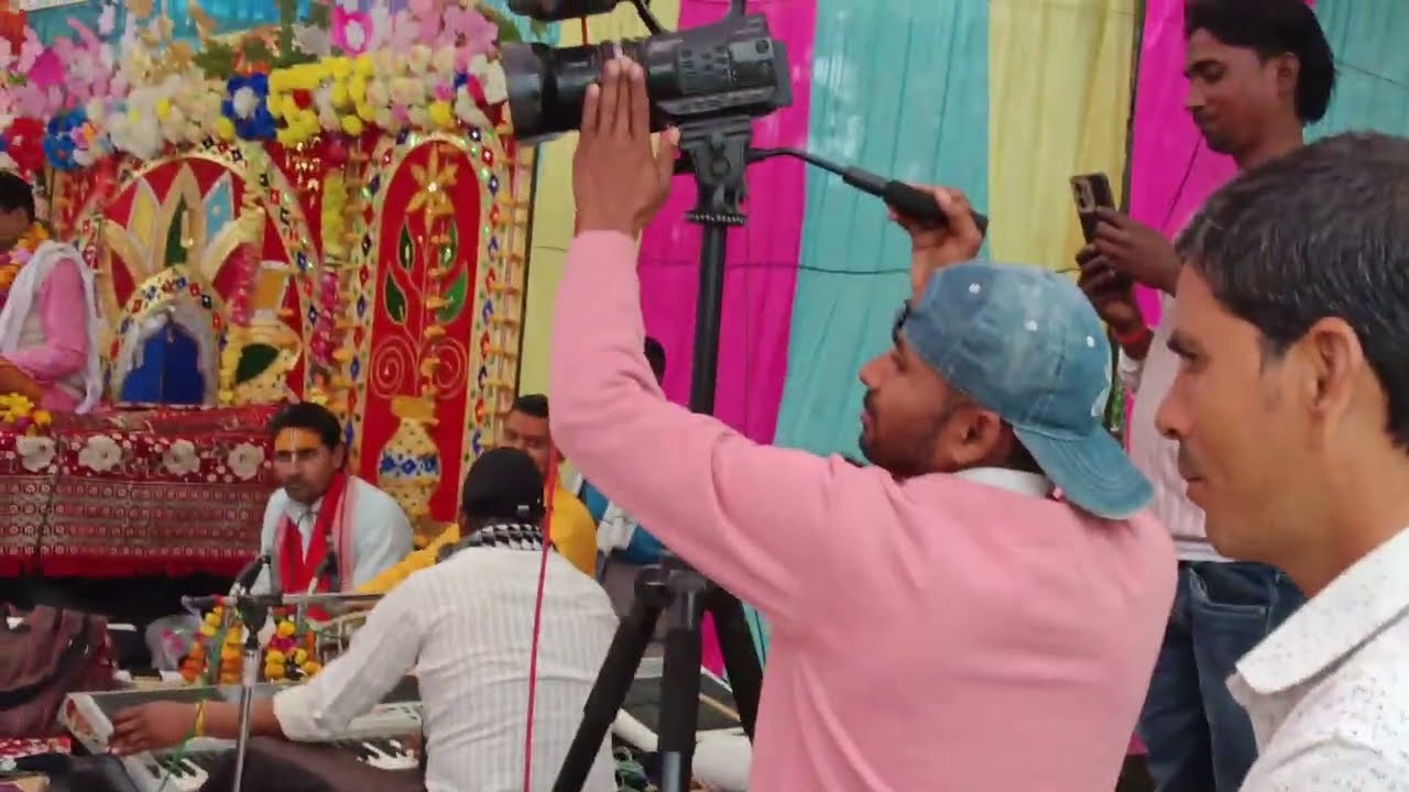 Aarti me magn log ne kiya dance 😨 ( day 3 ) ll Bhagatpurwa ki bhagwat      .jay shree ram⛳