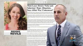 Stunning New Report Reveals Rape Allegation Against Matt Lauer