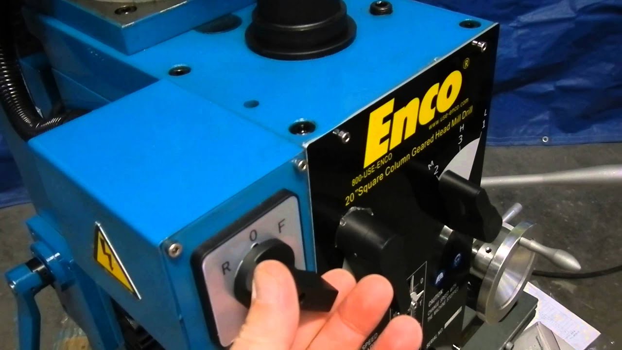 Enco 20" Mill Drill 405 0593 Test YouTube
