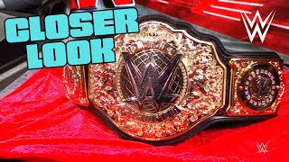 CLOSER LOOK AT THE NEW WWE WORLD HEAVYWEIGHT CHAMPIONSHIP BELT