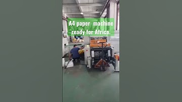 Ready For Africa.A4 Paper Making Machine.
