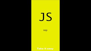 #19 map | JavaScript | Frontend | Take it easy #shorts