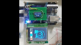 Atlas-SoC, AD9833 LTC2308 FFT Demonstration