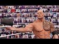 Wwe 2k22  the rock peoples elbow compilation