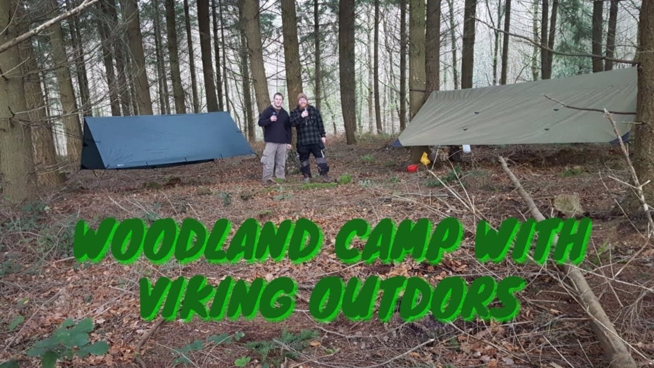 Woodland camp with Viking outdoors YouTube