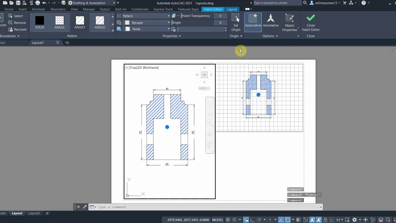 Scaling Hatch Lines in Viewports